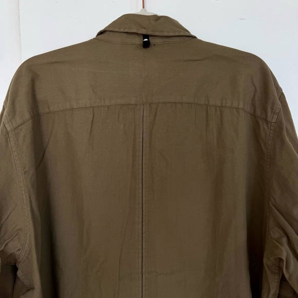 Rag & Bone Men’s Fit 2 Long Sleeve Button Down Collared Shirt in Tan Olive Beige - Picture 10 of 16